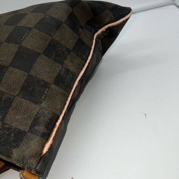 Fendi Vintage RARE Brown Checkered Box Short Handle Tote - Picture 8 of 16